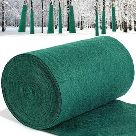 Tree Protector Wraps, 10" × 55' Tree Wrap for Winter, Winter-proof and Antifreeze Tree Bandage Burlap Wrap for Tree Trunk Guard, Shrub Plants Bark Protection, Tree Tape for Warm Keeping & Moisturizing
