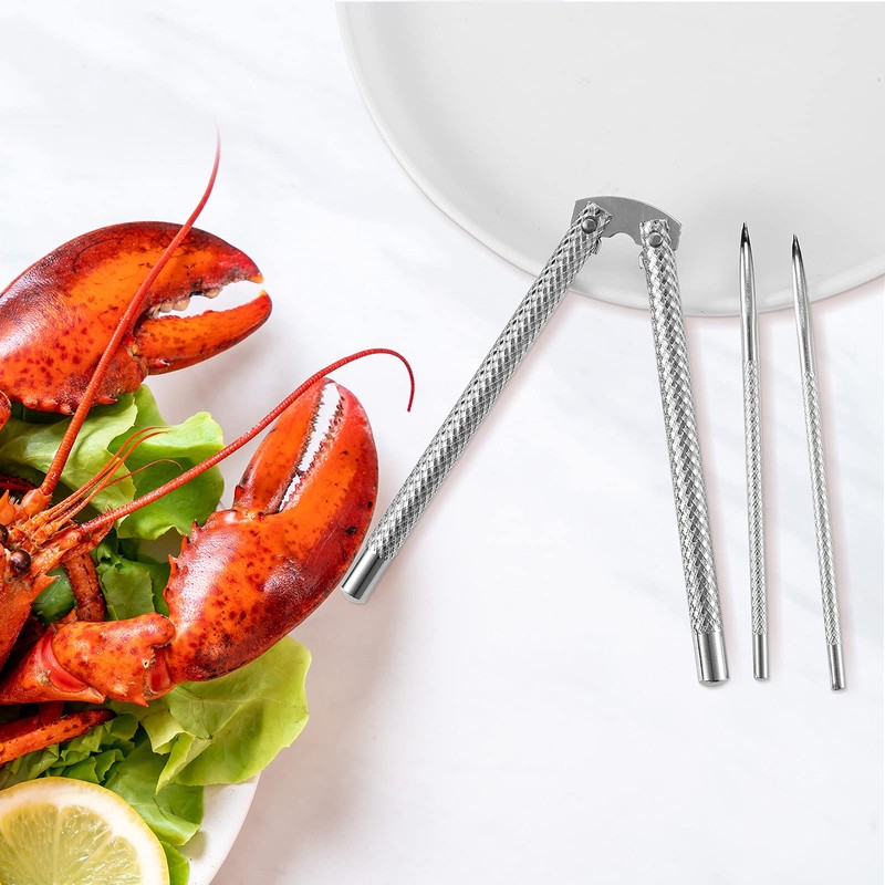 9 Pieces Nut Cracker Tool with 3 Nut Crackers and