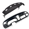 ECOTRIC Bezel & Dash Board Cover Compatible with 1998-2001 Dodge