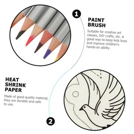 KONTONTY Shrink Art Sheets for DIY Crafts 20 Heat Shrink Sheets for Boys and Girls and Adults Create Custom Charms and Accessories for Home Projects and Art Classes