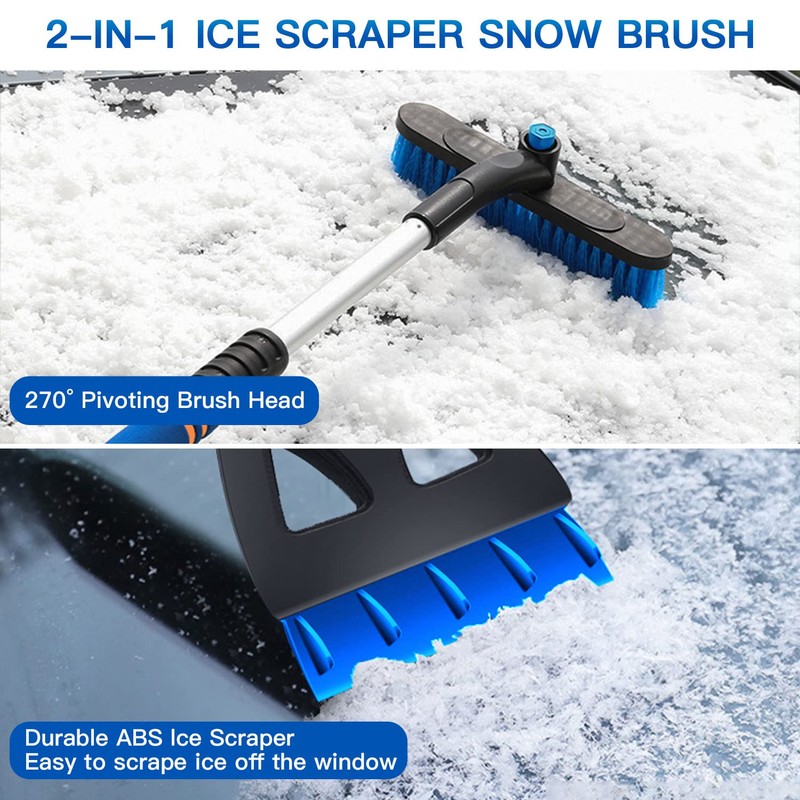 Kairiyard Ice Scrapers for Car Windshield, Upgraded 31 Inch Snow