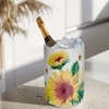 Sunddo Sunflower Utensil Holder, 6.7" Large Utensil Crock, Ceramic Cooking