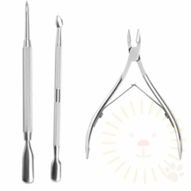 Dandi Friends Cooperation Company Cuticle Remover Stainless Steel Nail Pusher Nail Nipper
