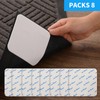 tiyiyok Pack of 8 Carpet Non-Slip Underlay, Carpet Gripper, Non-Slip