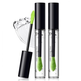 2PCS 3D Brow Gel, Eyebrow Gel Clear - Long-Lasting Strong Hold for Fluffy & Defined Brows, Natural-Looking Styling Wax, Setting Gels for Women