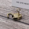 Vogueing Tool Small 1 Key Lock, 1pcs Vintage Antique Padlocks