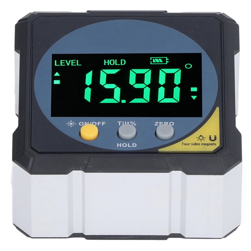Digital Angle Finder Laser Magnetic Inclinometer Box Gauge Electronic Protractor