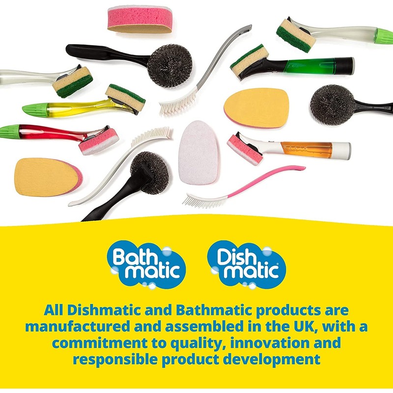 Dishmatic Kitchen bundle including 1x I-Stand Leakproof Brush, 3x General