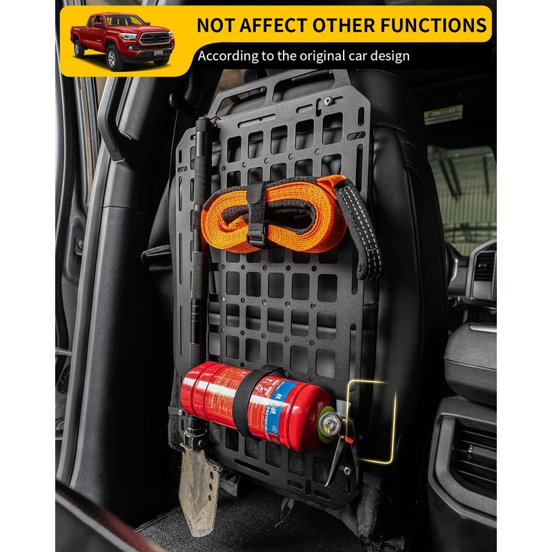 Maxzina Tactical Seat Back Molle Panel Compatible with 2015-2025 Ford