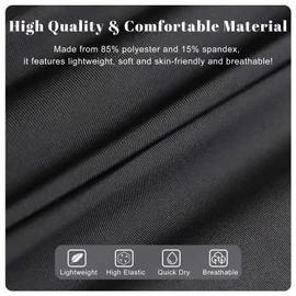 2 Pack Lycra Swim Caps for Women Men, High Elasticity Spandex Fabric Swimming Caps for Long/Short Hair, Comfortable Swim Hats with Ear Plugs & Nose Clip-1