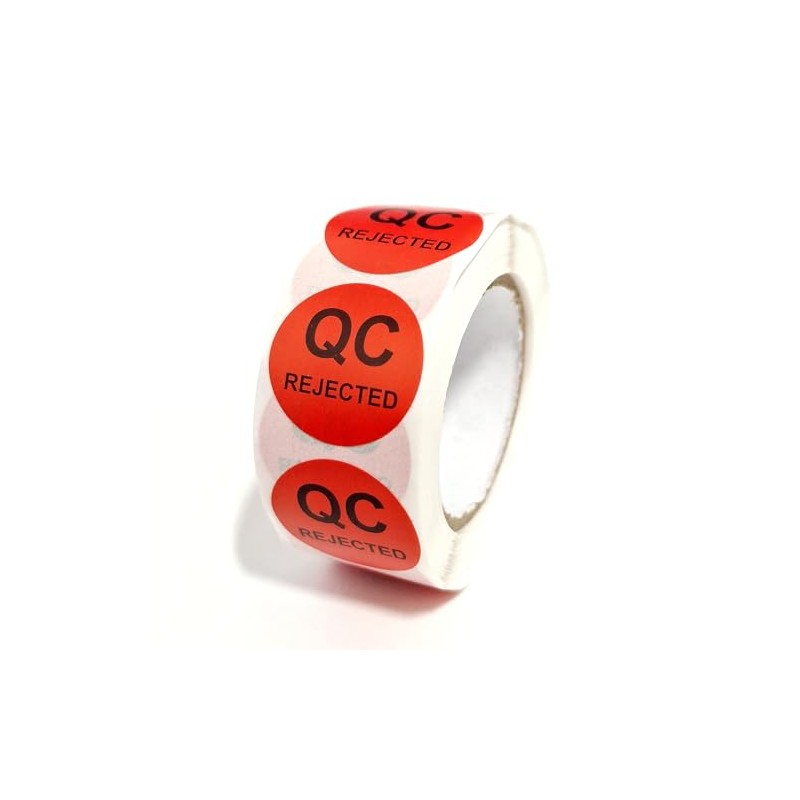 MajorCrafts 500 Labels per roll 2.5cm 1" QC Quality Control