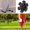 supregear Cane Tip with 6 Prong, Non-Slip 6 Support Rubber