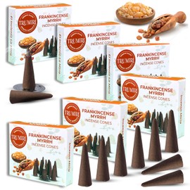 Frankincense Myrrh - Scented Incense Cones - 60 Cone Incense Packs
