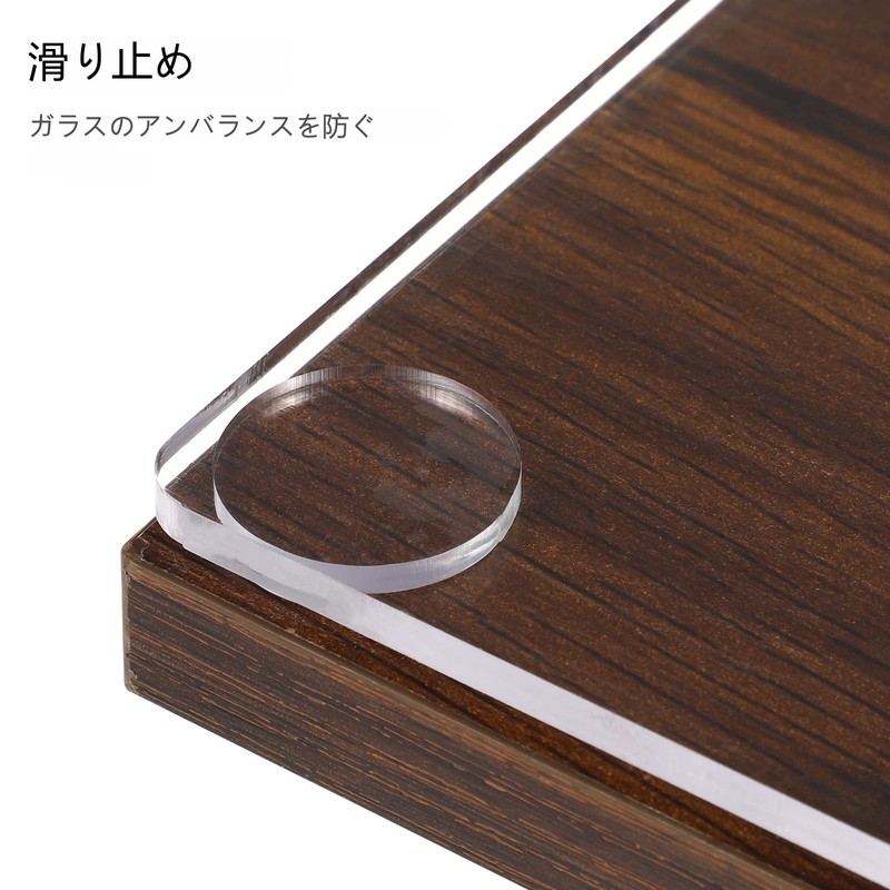 DOITOOL 10 Pcs Soft Glass Table Top Bumper Rubber Pad