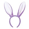 Beistle Soft-Touch Bunny Ears Lavender & White