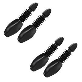 JSHshield Plastic Shoe Stretcher Shoe Trees,Flexible Adjustable Length Shoe Last Boot Holder,2 Pairs Stretcher Shaper Portable Shoe Tree for Men Women Children