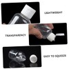 IWOWHERO 20pcs Portable Refillable Plastic Squeeze Bottles with Clamshell Caps