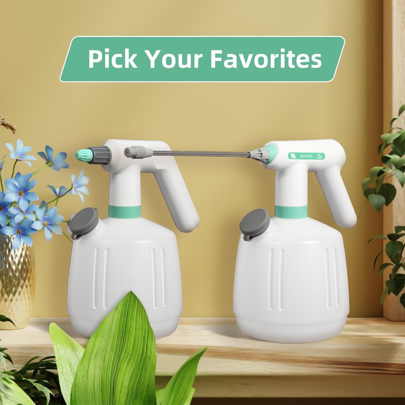 Uten Cordless Electric Sprayer - 2L Rechargeable Electric Spray Bottle,