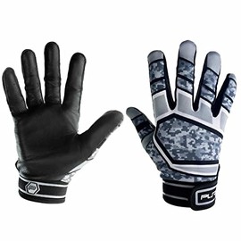 Pure Athlete Youth Baseball & Softball Grip Batting Gloves- Adjustable Wrist, Leather Palm, Durable, Second Skin Fit, Little League Kids T Ball Glove (Small, Black Digital Camo)