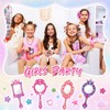 Juexica 8 Sets Wooden Mirror Craft Kit, Girls DIY Princess