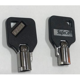 SafeCo Brands 2 Replacement Keys for Milwaukee & Steel Glide Tool Box Chest Key Code Series A2001 Thru A2020 2-Keys (A2006)