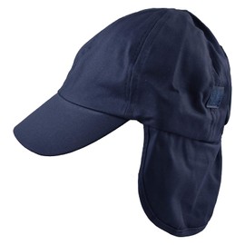 Baby Sun Hat, Kids Sun Cap with Neck Flap, Children Legionnaire Hat, Legionnaires Cap, Navy, 3, 6 Months