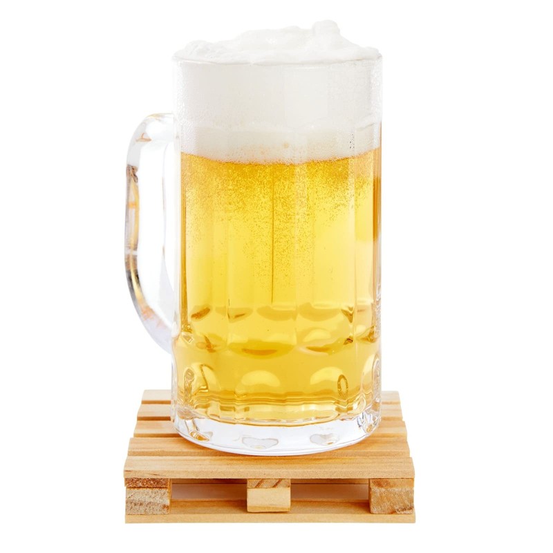 Juvale Wood Pallet Coasters - Pack of 6, 3.9 x