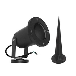 MAXXI MX-JR007 Estaca para Exterior, Mr16, 50W, color Negro