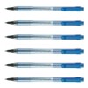 PILOT Pack of 6 Pens BPS-Matic Retractable Ballpoint-Blue
