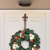 Haute Decor Adapt Adjustable Length Wreath Hanger with Removable Icon