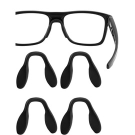 HILEEN Replacement Nose Pads Nose Pieces for Oakley Split Shot OO9406 | Split Time OO4129 | Targetline OO9397 | Crossrange OO9361 | Crossrange XL OO9360 | Crossrange R OO9359 Sunglasses 4 Pieces