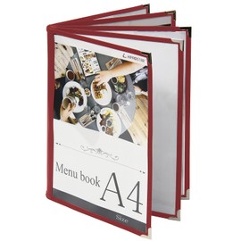 PRO-MA4-10 Menu Book, 10 Pages (5 Sheets 10 Sides), A4 Size