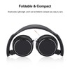 Wired Headset, Foldable Stereo HiFi Music Headphone with Adjustable Headband,