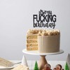 Decoración divertida para tarta de cumpleaños con texto en inglés