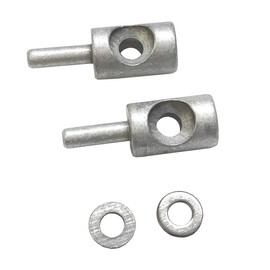 Aluminum Hinge Pin Kit 3/8" Dia. for Continuous Hinge Framed Shower Enclosure