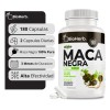 Maca Negra 100 Pura Bioherb 180 Cápsulas Suplemento