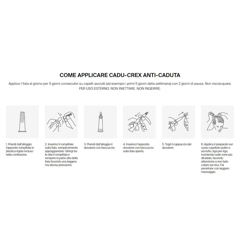 Cadu-Crex Hair Root Benefit 20 Ampoules (Men's - Initial Case)