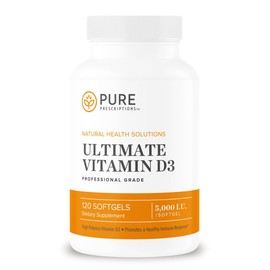 Pure Prescriptions Pure Prescriptions Ultimate Vitamin D3, 5000 I.U. - 120 Soft Gel