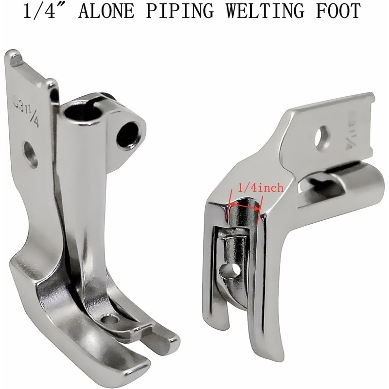 Fbshicung 6SET Piping Walking Presser feet Compatible with CONSEW 206RB