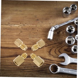 PACKOVE 2 Pairs Car Air Conditioner Connector Adapters Sturdy Refrigeration System Connectors Compatible with Various Car Models Easy to Install Leak Resistant Design for Efficient Use