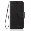 Shantime Oxford Fabric Leather Flip Wallet Case Compatible with AGM