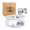 Urban Lifestyle Teapot Warmer Tea Warmer Ceramic (White) Tea Oven