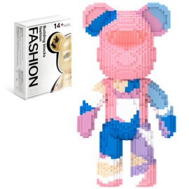 Bear Building Blocks (4500PCS) | Size 700% | Micro Blocks | Fluorescence | Cultivates Patience & Creativity | ABS Materials | Gift for Adults & Kids | Idea for Home & Office Decor | CZ0007