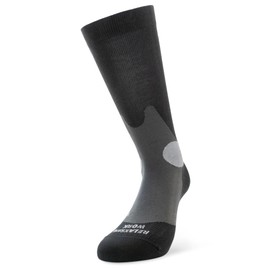 Relaxsan Work Socks, Long, Heavy Duty, for Safety Shoes, Compression Socks 18-22 mmHg, Made in Italy, Work W100 (Black 2/S) 18-22 mmHg