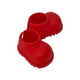 3 Pairs Shoes Accessories for Doll(Shoes Only),Multiple Colors Mini Shoes for 17cm/6.7-Inch Doll,3 Colors Match Different Outfits and Clothes (red, Green, White)