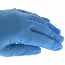 1,000 Count Synthetic 3 mil Vinyl Gloves, Size Medium, Blue (10 boxes of 100)