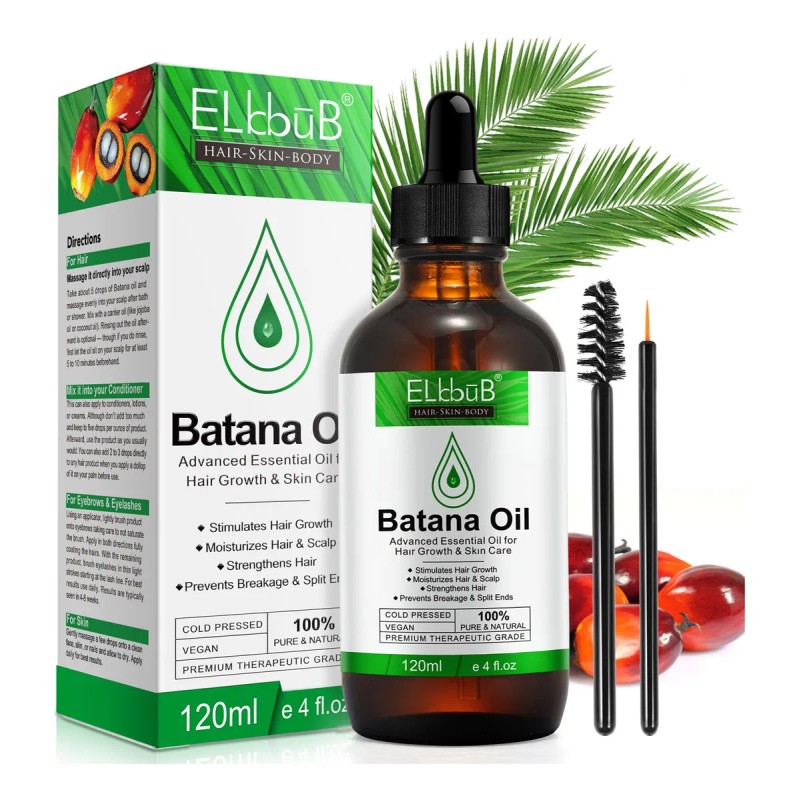 🌱✨ 2-PC Batana Oil Combo for Hair Growth & Hydration