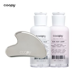 Kupi Glow Keep Moisture Cream 50ml + Glow Keep Moisture Serum 50ml + Heart Stainless Gua Sha