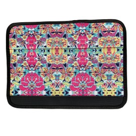 HECKBO 2 x Car Seat Belt Protectors, Shoulder Pads, Car Seats, Belt Pads for Children and Adults (Turquoise/Purple/Black)