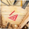 Mipcase 1set Woodworking Measuring Tools Triangular Ruler Clamp for Precise